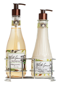 White Spruce Sink Set - Hand Soap & Lotion